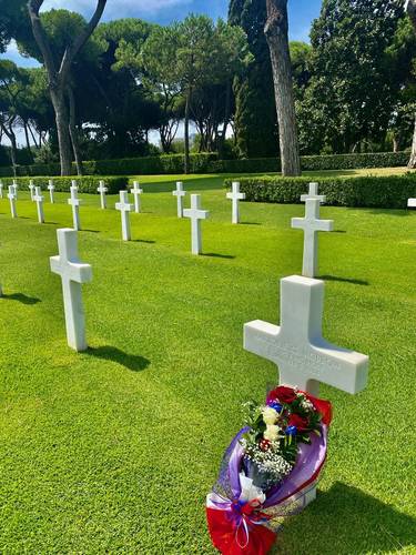 Finding Lt. Marjorie Morrow's grave gave us a specific mission at the cemetery and gave extra meaning to our time there.