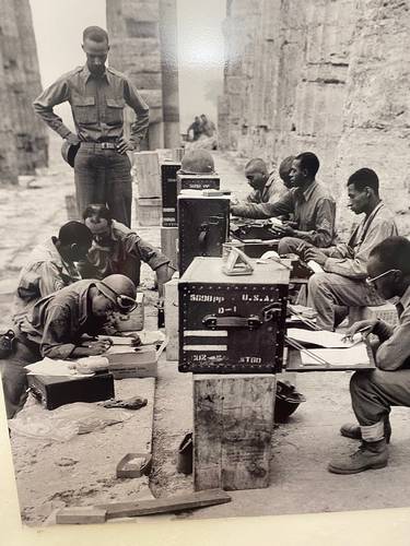 #20 Communication centers had to be set up wherever troops spent time, and also while on the move. 