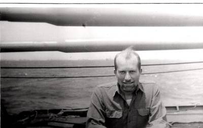 December 1942/Jan 1943: On the "Empress of Australia" to North Africa from Liverpool, England, for Operation TORCH.