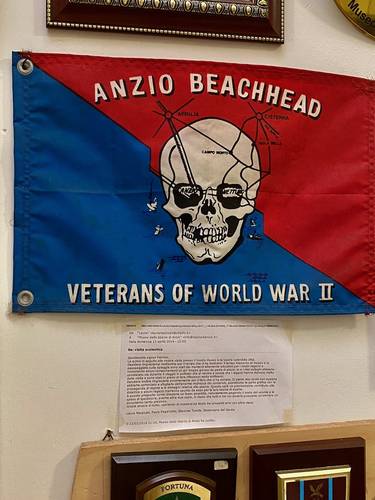 After the American Cemetery, we headed to the much smaller/private Anzio Landing Museum. It was late in the day, so Silvano called ahead to ask if they'd stay open for us. They did, and we make a quick tour of all their WWII artifacts.