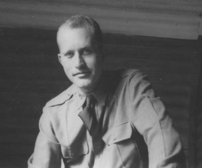 Jan-Dec 1942, Northern Ireland: 1st Lt. Arthur L. Ludwick Jr., M.D. in Northern Ireland  ("Swamp Island.") He was the 133rd Infantry Regiment's Battalion Surgeon and Medical Officer. 