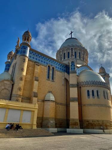 We also visited Algiers' Roman Catholic basilica, "Notre-Dame d' Afrique (our Lady of Africa). 