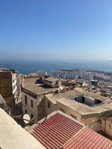 The contrast of this ancient fortress on the Mediterranean Sea was extraordinary. 