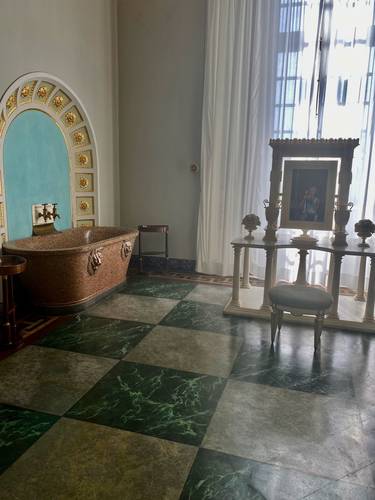 One of the royal residence's bathrooms.