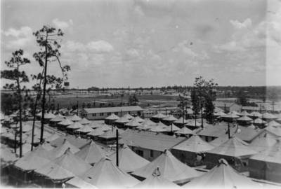 Feb 1941, Camp Claiborne, Louisiana: “Tent City.” Site of the 34th Infantry Division’s basic training and ‘The Louisiana Maneuvers,’ prior to U.S. entering WWII in December, 1941.