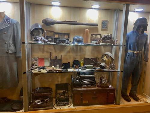 The Venafro Winter Line Museum was very impressive, filled with both American and German artifacts from the battlefields of WWII. 