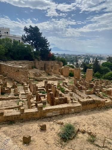 The ancient ruins of Carthage.