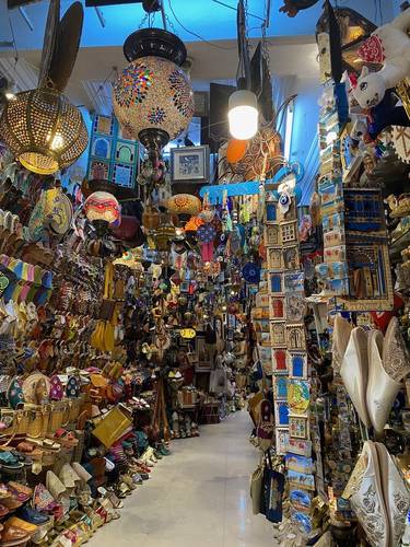 The bustling markets (souks) were a bit overwhelming, but so interesting and colorful. 
