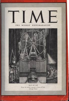 von Ripper was considered one of the greatest combat artists in the world, and one of his prints, ‘Hitler Plays the Hymn of Hate’ appeared on the January 1939 cover of Time magazine.  
