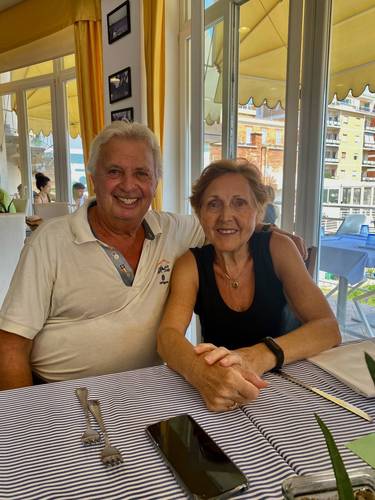 Silvano Casaldi, and his beautiful and patient wife, Doriana.