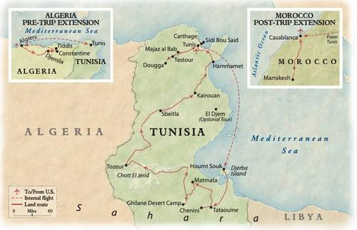 A map depicting my "Daughter's Pilgrimage," a combination of a small group tour and my own foray into my father's battlefields.  