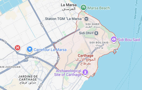 The Ancient City of Carthage: THEN Photo