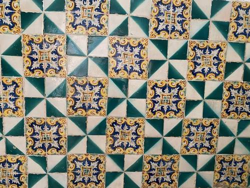 Typical Algerian tiles.
