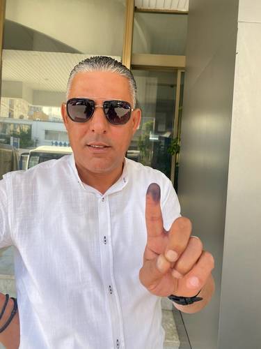 While in Tunis, there was a national election day to vote for the President of Tunisia. Here is Riad, our van driver, after having voted with his fingerprint. There are no mail-in ballots here (as in other African nations, home addresses really don't exist) - all voting is done in person. We had an interesting discussion about the Tunisian government and politics that day. Riad, and our guide Monaam, predicted that the current President would be re-elected, and he was. However, the general opinion seemed to be that this president was competent to maintain the status quo, but lacked a vision for a more promising and innovative future.   