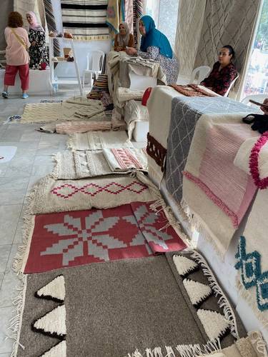The beautiful and colorful hand woven rugs of Tunisia. My father bought several in Tunis and Kairouan, and sent them home to my mother. I grew up walking on those rugs, from 1/2 way around the world.
